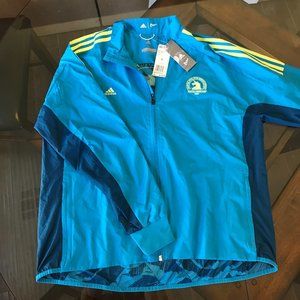 Adidas Boston Marathon 2019 Blue Parley Celebration Jacket Size XL DX1852